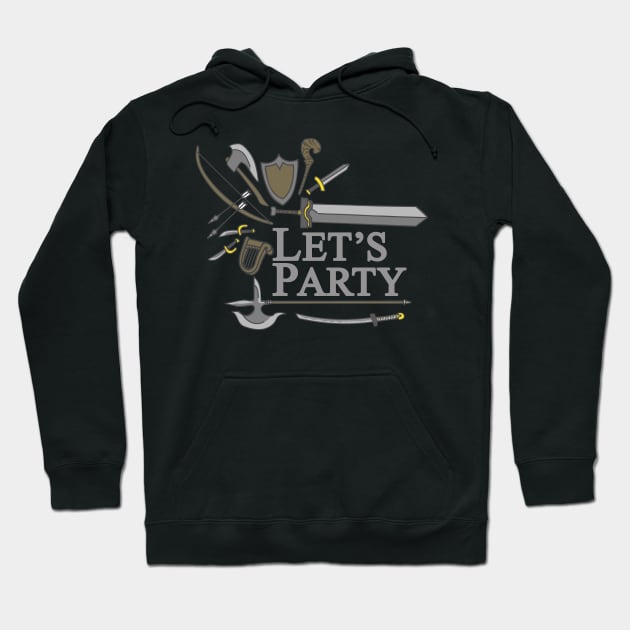 Let's Party Hoodie by CVDesign